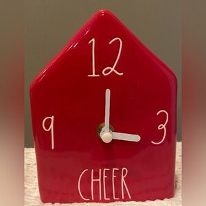 Rae Dunn Christmas Clock. NWT